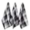 DII® Tri-Color Checkered Dish Towels, 3ct.